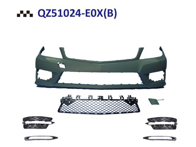 M. BENZ C-CLASS  W204 AMG F/B ASSY W/O WASHER W/O PDC W/O DRL